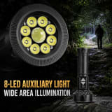 Rechargeable White Laser Magnetic Battery Display LED Flashlight 3580 1200LM For Camping Outdoor Emergency 1x - Image 4