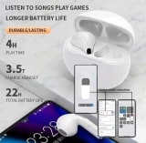(blue)Air Pro 6 TWS Headphones Headset EarPhone Wireless Bluetooth Mini EarBuds HD - Image 4