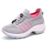 Women's Spring And Summer New Casual Flying Knit Sneakers - Image 15