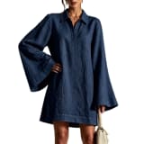 Autumn New Arrival Elegant Slimming Dress With A Lapel Collar For Women - Image 5