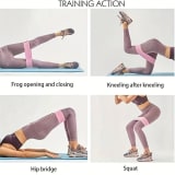 Resistance Bands Loop Set Of 3 Exercise Workout Crossfit Fitness Yoga Booty Band - Image 2