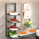 Punch-free Foldable Kitchen Prep Rack - Image 1