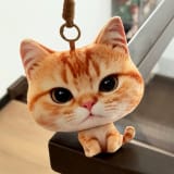 Calico Cat Plush Pendant Toy - Image 4