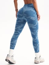 Womens Camouflage Yoga Leggings For Outwear - Image 5