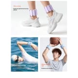 Fitness Silicone Weight-bearing Wristband, Multifunctional Detachable Sandbag Foot Ring, Home Yoga Fitness Resistance Arm Wristband - Image 14