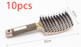 Hairbrush Anti Klit Brushy Haarborstel Women Detangler Hair Brush Bristle Nylon Scalp Massage  Teaser Hair Brush Comb - Image 41