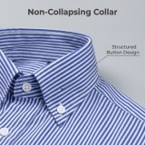 Jiachuan Cross-Border European And American Elastic Non-Iron Men's Shirt Long Sleeve Digital Print Striped Casual Fashion Shirt Men's Clothing - Image 3