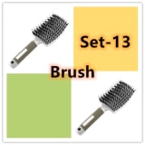 Hairbrush Anti Klit Brushy Haarborstel Women Detangler Hair Brush Bristle Nylon Scalp Massage  Teaser Hair Brush Comb - Image 67