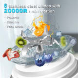 Portable 6-Blade Smoothie Blender 2