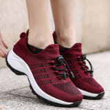Women's Spring And Summer New Casual Flying Knit Sneakers - Image 8
