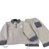 Korean-style Solid-color Casual Loose-fitting Top And Pants Set - Image 5