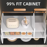 Kitchen Storage Metal Spice Rack, Cabinet Organizer With Adjustable Countertop Shelf, Perfect For Storing Various Kitchen Condiments And Seasonings - Image 2