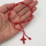 Cross-seven Knot Bracelet, Parent-child Friendship Wristband For Men And Women - Image 1