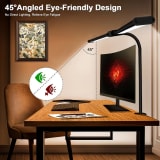 Double-head Eye-care Reading Clip-on Ultra-bright Desk Lamp - Image 4
