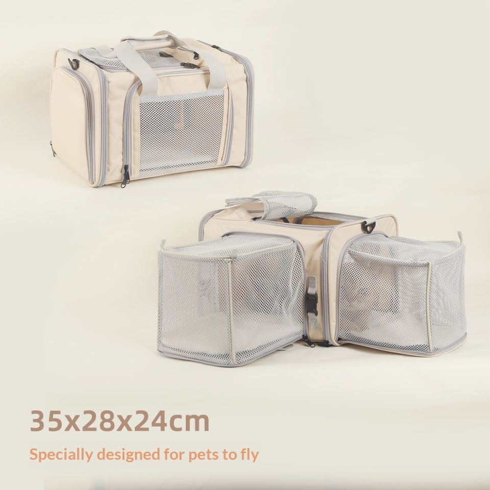 Greige-Pet Bag