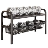 Kitchen Storage Rack With Retractable Sink, Layered Pot Rack In Cabinet, Multifunctional Cabinet Storage Rack For Pots And Pans - Image 11