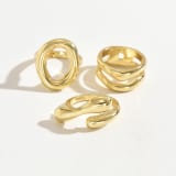 Irregular Wave Hollow-Out Ring For Women - Image 3