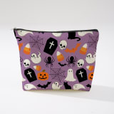 Halloween Decor Cosmetic Bag  Large Capacity Travel Toiletry Bag  Portable Storage Pouch For Skincare - Image 62