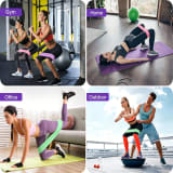 Resistance Bands Loop Set Of 3 Exercise Workout Crossfit Fitness Yoga Booty Band - Image 8