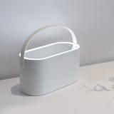 Portable Led Desk Storage Cosmetic Mirror Organizer Box With Light - Image 3