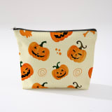 Halloween Decor Cosmetic Bag  Large Capacity Travel Toiletry Bag  Portable Storage Pouch For Skincare - Image 13