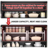 Kitchen Storage Metal Spice Rack, Cabinet Organizer With Adjustable Countertop Shelf, Perfect For Storing Various Kitchen Condiments And Seasonings - Image 4