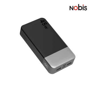 الشحن السريع هذا الشاحن المحمول يوصل شحنة عالية السرعة لأجهزةك تغذي ميناءين من طراز USB-C يدعمان الشحن السريع ذي الاتجاه