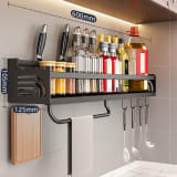 Double-layer Kitchen Storage Rack Punch-free And Multi-functional - Image 13