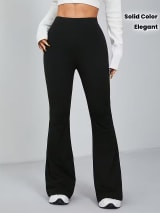 High-waisted Stretchy Warm Slimming Figure-flattering Outerwear Leggings - Image 5