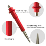 4 Piece Nail Setter & Center Punch Set 4" Wood Metal Super Impact Resistance USA - Image 11