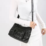 Womens Multi-compartment Soft Leather Crossbody Bag - Image 4