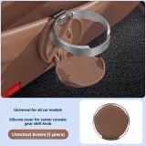 Foldable Car Door Cup Holder, Retractable Water Bottle Bracket, Side Door Storage Organizer For Vehicle Interior - Image 4
