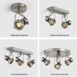 LED Spotlight GU10 Surface-mounted Spotlight Full-spectrum High-CRI Honeycomb Anti-glare Wall Washer Light - Image 3