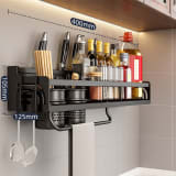 Double-layer Kitchen Storage Rack Punch-free And Multi-functional - Image 10