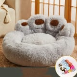Fluffy Dog Bed Winter Warm Large Pet Products Small Sofa Baskets Pets Kennel Mat Puppy Cats Supplies Basket Blanket Accessories Pets Supplies - Image 6