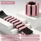 Fitness Silicone Weight-bearing Wristband, Multifunctional Detachable Sandbag Foot Ring, Home Yoga Fitness Resistance Arm Wristband - Image 6