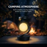 Rechargeable Spiral LED Table Lamp With 15W Wireless Charging, Touch Control & RGB Light - Image 3