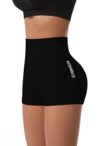 Women 3-Piece Seamless Biker Shorts Set, High Waisted Butt Lift Compression Shorts, Soft Stretchy Workout Shorts For Gym Yoga Running Activewear - Image 7