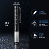 Rechargeable UV Type C Waterproof LED Flashlight DT006 For Camping Outdoor Emergency Pocket Clip Aluminum - Image 8