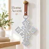 Acrylic Cross Keychain With Bird & Floral Design, Christian Gift, Bag Charm, Phone Charm, Faith Keychain - Image 4