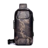 Waterproof USB Anti-theft Bag Men Oxford Crossbody Shoulder Bag Sling Multifunction Short Travel Messenger Chest Pack - Image 11