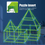 Fort Building Kit Construction Blocks Set Kids Toy Tents Fortress Builder Castles Tunnels Diy 3d Play House For Children Gift - Image 2