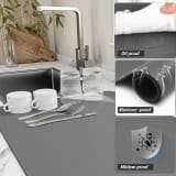 Diatomaceous Earth Kitchen Counter Drying Mat - Absorbent Heat Resistant Coaster for Coffee Bar Sink Area Easy Clean Stain Resistant Table Pad - Image 3
