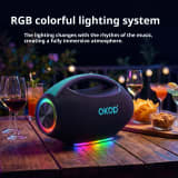 KP-861 Best-selling Wireless Bluetooth Speaker Portable Handle RGB Lighting Long Battery Life High Sound Quality Factory Direct In Stock - Image 5