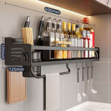 Double-layer Kitchen Storage Rack Punch-free And Multi-functional - Image 14