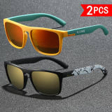 2 Pairs Of Outdoor Polarized Sports Sunglasses With UV400 Protection. Suitable For Cycling, Hiking, Climbing, Street Photography And Various Scenarios. Available In Multiple Color Combinations. - Image 3