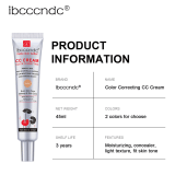 Moisturizing Correcting CC Cream Waterproof Anti-sweat Makeup Before Concealer Lasting Women Makeup Protect Skin Erborian Make - Image 7