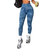 Womens Camouflage Yoga Leggings For Outwear - Image 2