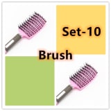 Hairbrush Anti Klit Brushy Haarborstel Women Detangler Hair Brush Bristle Nylon Scalp Massage  Teaser Hair Brush Comb - Image 64
