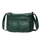 Women Genuine Leather Soft Shoulder Crossbody Backpack - Image 4